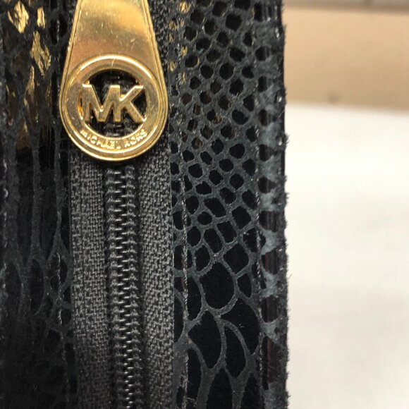 MICHAEL Michael Kors Black Snakeskin Crossbody - Picture 6 of 8